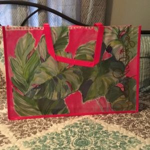 Large Lilly reusable shopping tote